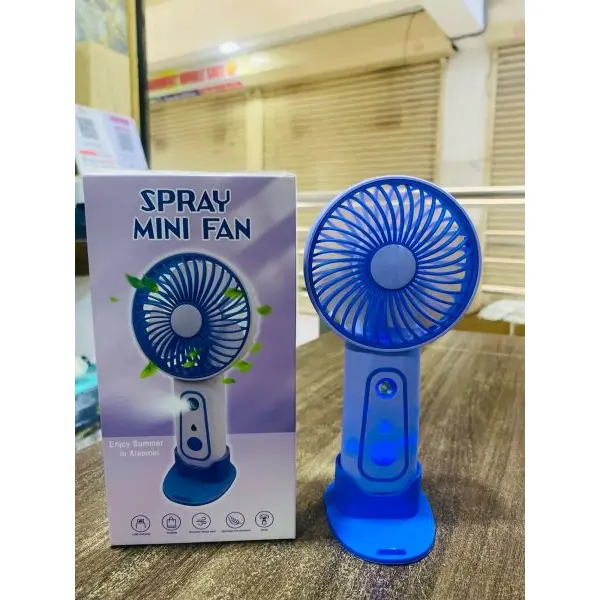 Portable Mini Humidity Fan With Water Humidity Noiseless Hand Fan Lightweight Portable Handheld Cooling Fan USB Rechargeable Fan For Kids,Adults,Home,Outdoor - Image 3