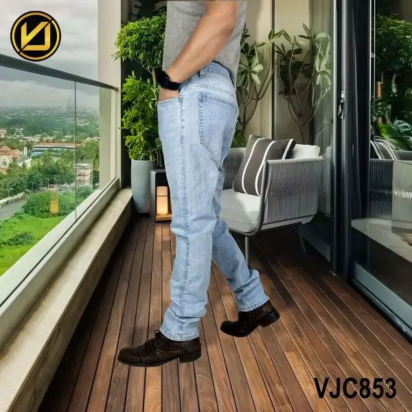 VIRJEANS (VJC853) Stretchable Choose Jeans Pant For Men-Light Blue - Image 2