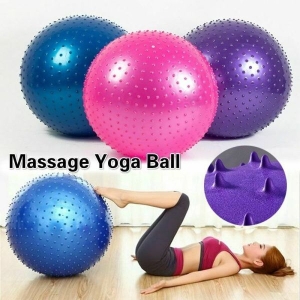 Gym Ball/ Yoga Ball/ Massage Ball 85cm Spiky Fitness Gym Exercise Balance Fitball Assorted colour