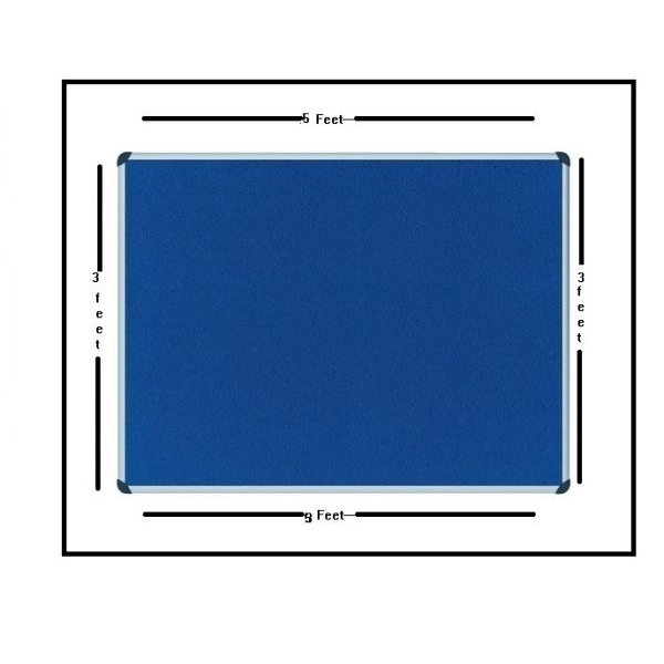 Notice Board/ Bulletin Board/ Pin Board of 5*3 Feet Size By Mitrata Suppliers - Image 2