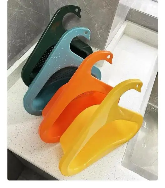 Kitchen Swan Triangular Plastic Hanging Sink Strainer - Image 5
