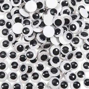 10mm Plastic Wiggle Googly Eyes 10 piece packet