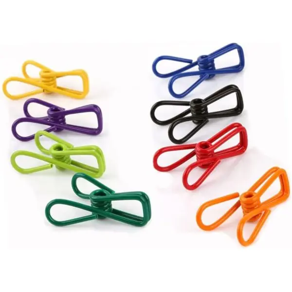 PVC Coating High Elasticity Strength Steel Clothes Pins
