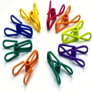 10Pcs 2 Inch Multicolor Clothes Hanging Clips
