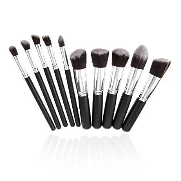10Pcs Makeup Brush Set, 10 Professional Makeup Brushes Kit - Image 3