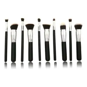 10Pcs Makeup Brush Set, 10 Professional Makeup Brushes Kit