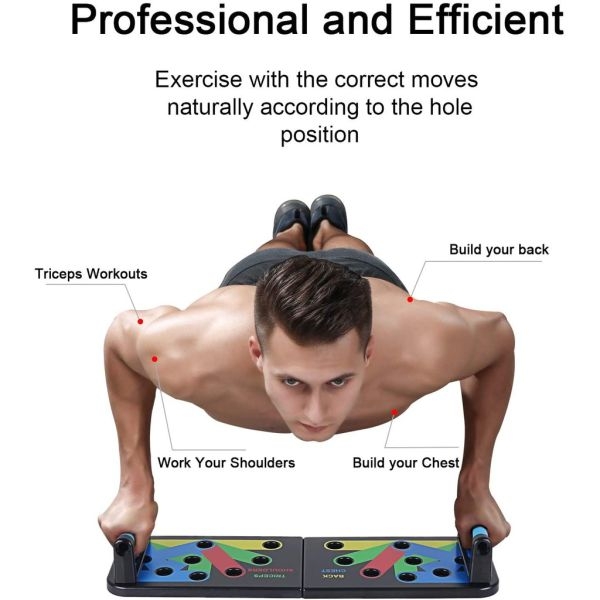 12 In 1 Foldable Multifunction Training Push Up Board for Exercises - Image 2