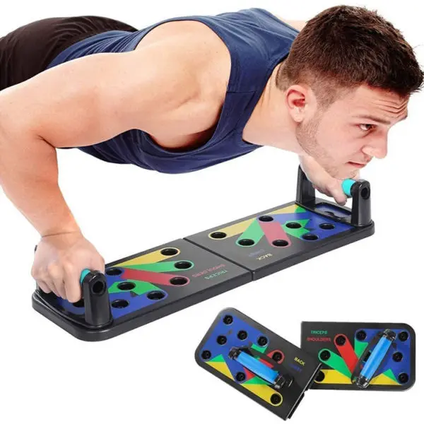 12 in 1 Push Up Board Foldable Fitness Equipment Multi-Function Push Up Rack Core Strength Muscle Training Equipment - Image 4