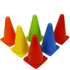 12 inch football/basketball cone for ground practice set of 10