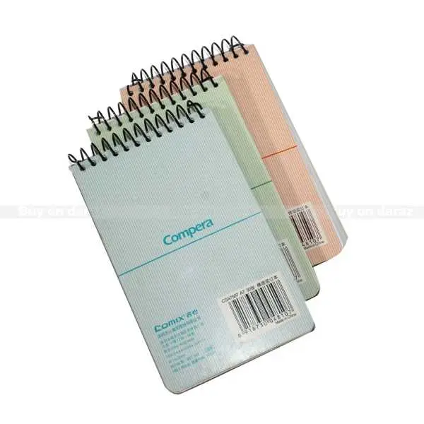 12 Set Of Compera A7 Pocket Spiral Note Book - Image 4
