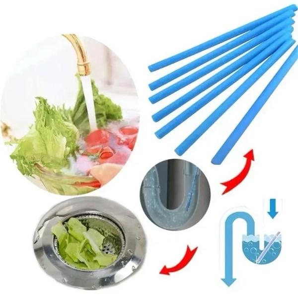 12/set Sani Sticks Oil Decontamination Kitchen Toilet Bathtub Drain Cleaner - Image 3