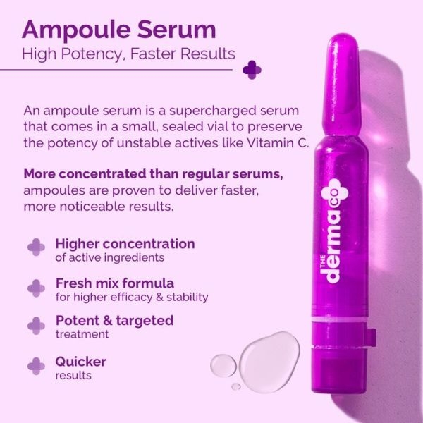 The Derma Co.15% Vitamin C Intense Brightening Ampoule Kit - 14ml - Image 2