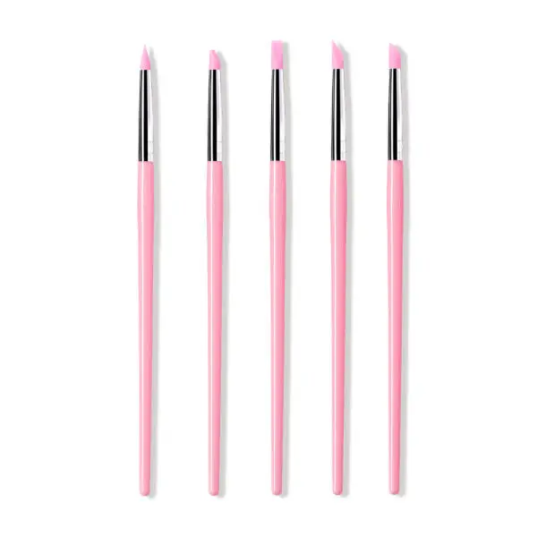 Nail Art Silicon Pen for Nail Technicians Nail Design Manicure Tool Pedicure Tool Set Beauty Accessories 5pcs Set - Image 4