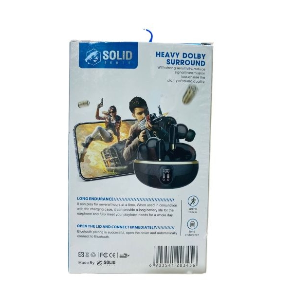 Solid Power 50H Music Time ENC Noise Deduction Earbud - Image 2