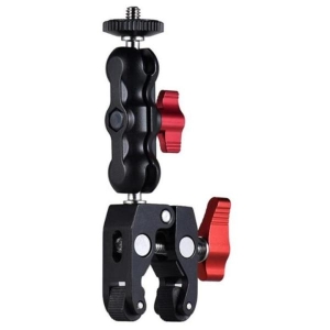 Camera Magic Arm 360° Ball Head with Crab Claw Clip Universal Monitor Bracket BallHead Clamp Super Holder Stand
