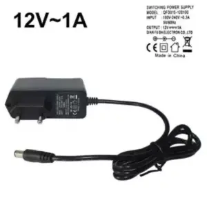 12V/1A AC/DC Power Adapter
