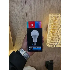 12W LED Inverter Emergency Bulb – Cool Day Light (6500K) | B22 Base | Glare-Free Soft Light | Overcharge Protection | BIS Certified