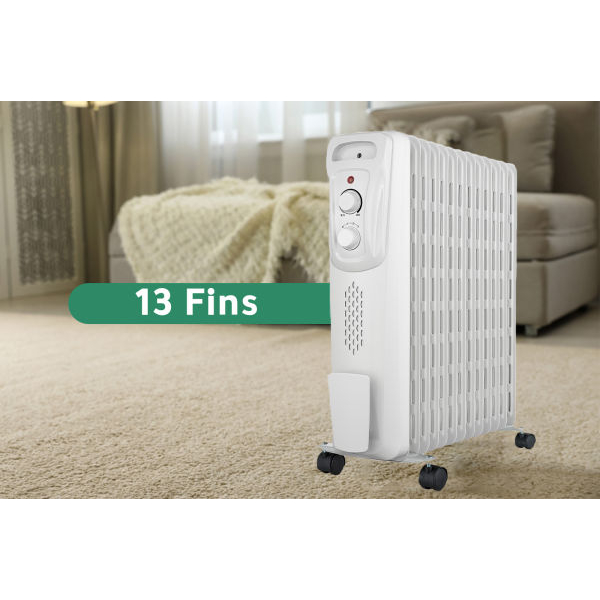 13 Fin Oil Filled Radiator Heater NY2313-15EFA - Image 2