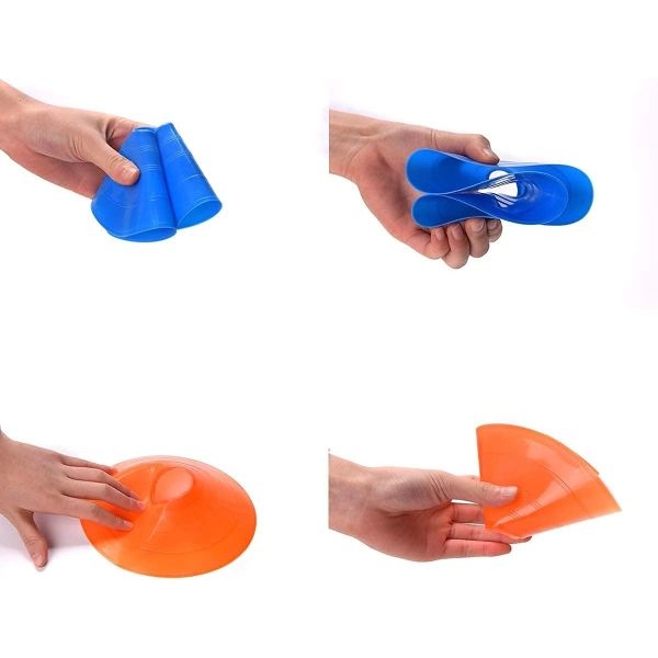 Field Marker Disc cones /Sports Plastic Disc Cones/ Football Field Marker Cone Set of 50 pcs Multi Colours - Image 3