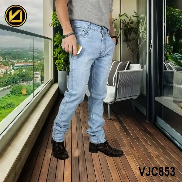 VIRJEANS (VJC853) Stretchable Choose Jeans Pant For Men-Light Blue - Image 5