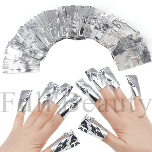 Nail Gel Polish Remover Foil Wraps Nail Foil Wrapper Manicure Beauty Salon Nail Technician Nail Salon tool Tin foil nail polish - Image 4