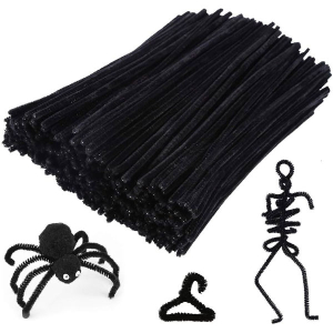 15 pcs pipe cleaner fuzzy wires for craft chenille stems