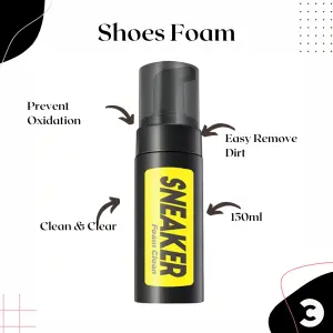 150ml Maintenance White Foam Shoes Cleaner Spray for Shoes | Shoes Cleaner Foam | Sneaker Cleaner Foam by Comfort Corner