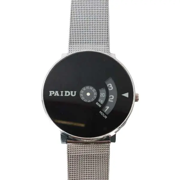 Silver Dial With Stainless Steel Mesh Strap For Women - Image 2