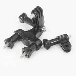Bike Motorcycle Handlebar Seatpost Pole Mount & 3 Way Adjustable Pivot Arm For Gopro Hero
