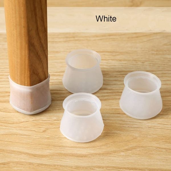 16 Pcs Silicone Chair Leg Floor Protectors – Anti-Scratch & Noise Reduction for Furniture - Image 3