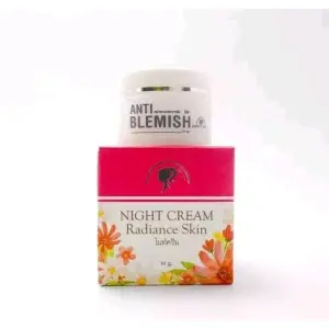 Night Cream Radiance Skin, Anti Blemish Cream - 10g