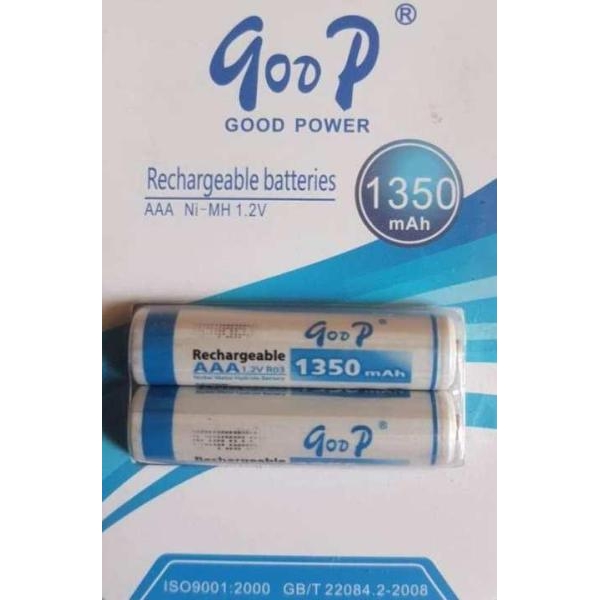 Goop AAA 1.2V 1350 mah Rechargeable Battery - 2pcs - Image 3