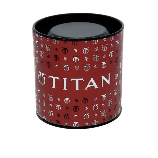 Titan Quartz Analog with Date Silver Dial Stainless Steel Strap Watch for Men - Image 5
