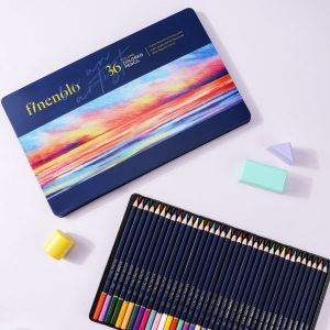 Water Based Pencil Colour /Finenolo 36 Colour Water Soluble Pencil Colour