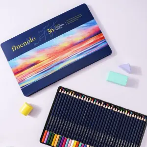 Water Based Pencil Colour /Finenolo 36 Colour Water Soluble Pencil Colour