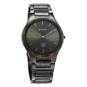 Titan Edge Ceramic Strap Material Ceramic Dial Colour Green 1696KC04