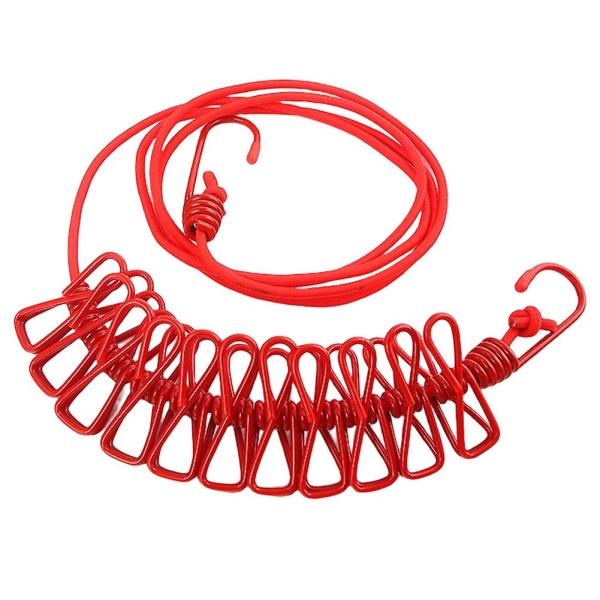 12 Clips Cloth Drying Rope - Image 2