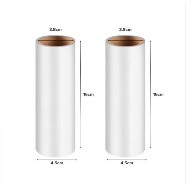 16cm Lint Remover Roller - 60 Sheet - Pack Of 2 - Image 2