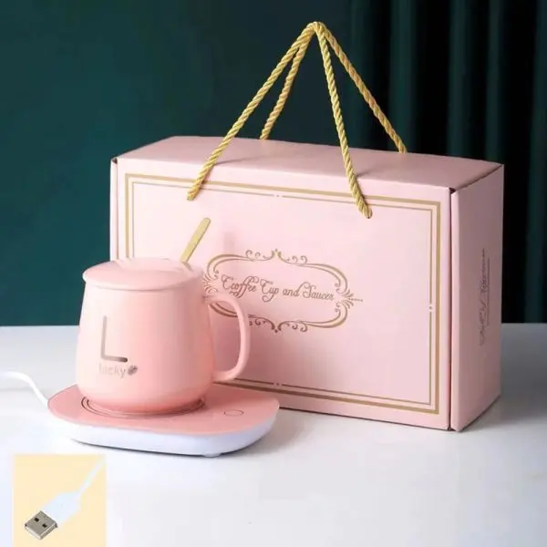 Electric Coffee, Mug, Cup Mat, Warmer Heating Pad Home Office Milk Tea Auto Off Best Gift For Tea Coffee Lover (multicolor) - Image 2