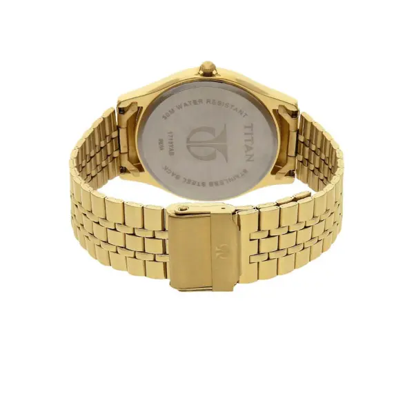 Titan Champagne Dial Analog Watch for Men 1713YM03 - Image 4