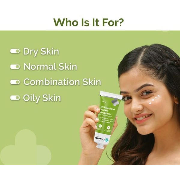 5% Propylene Oil-Free Moisturizer with Propylene Glycol & Hyaluronic Acid - 100 g - Image 5