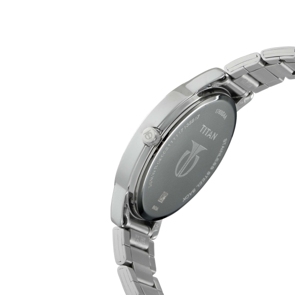 Titan Workwear Blue Dial Multi Stainless Steel Strap watch for Men - Image 4