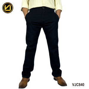 VIRJEANS (VJC840) Stretchable Cotton Chinos Pant For Men-Black