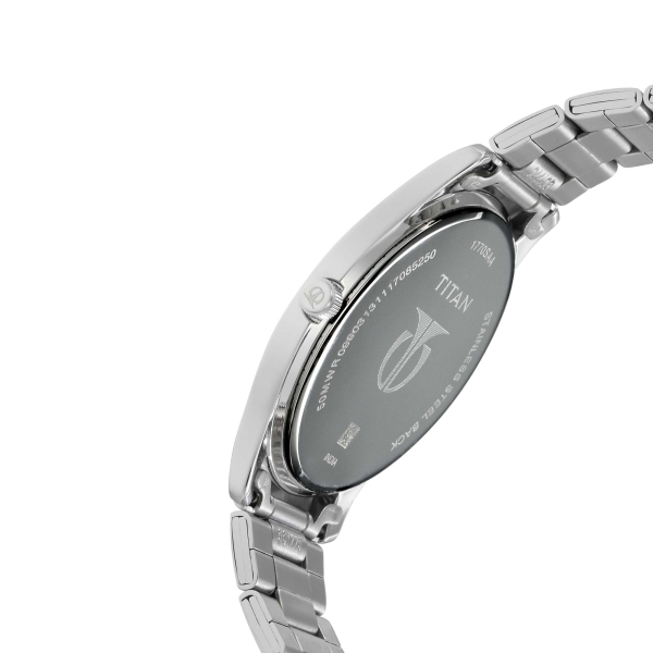 Titan Workwear Blue Dial Analog with Date Stainless Steel Strap watch for Men - Image 3