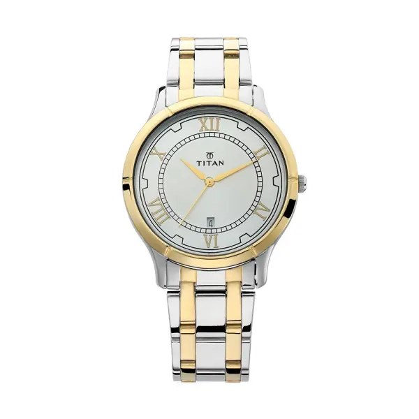 Titan Analog with Date Dial Stainless Steel Strap watch for Men - Image 2