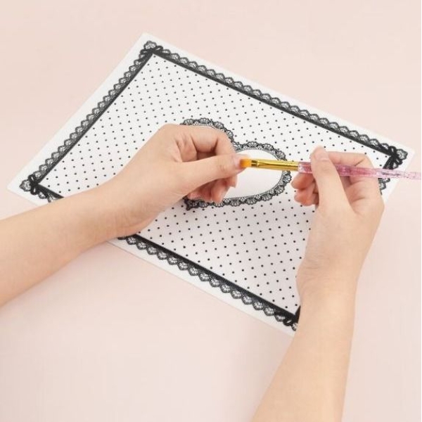 Nail Art Salon Manicure Silicone Pillow Hand Holder Cushion Lace Table Washable Flexible Foldable - Image 4