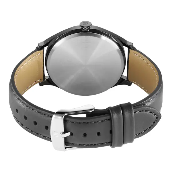 Titan Neo Economy IV Strap Material Leather Dial Colour Silver White 1802QL01 - Image 3