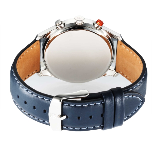 Titan Octane Quartz Multifunction Blue Dial With Blue Leather Strap Watch For Men - Image 3