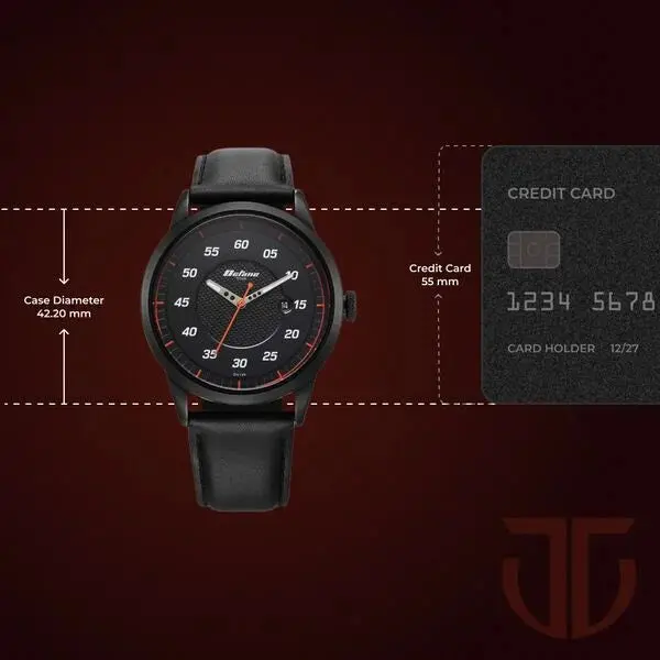 Titan Tuners Strap Material Leather Dial Colour Black 1806NL05 - Image 5