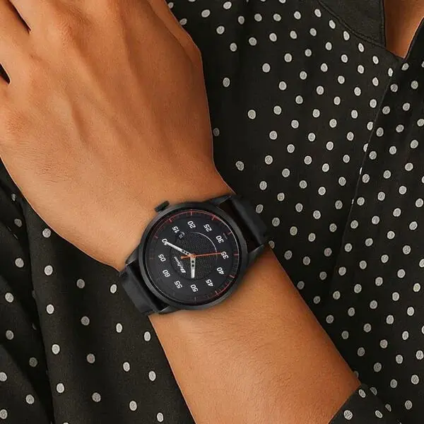 Titan Tuners Strap Material Leather Dial Colour Black 1806NL05 - Image 3
